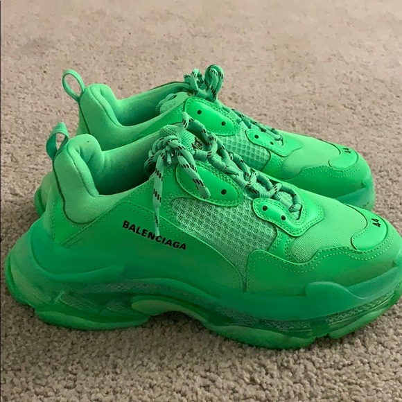 olive green balenciaga sneakers